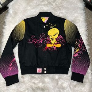 JH DESIGN LOONEY TUNES TWEETY BIRD DIVA JACKET SIZE M 2006